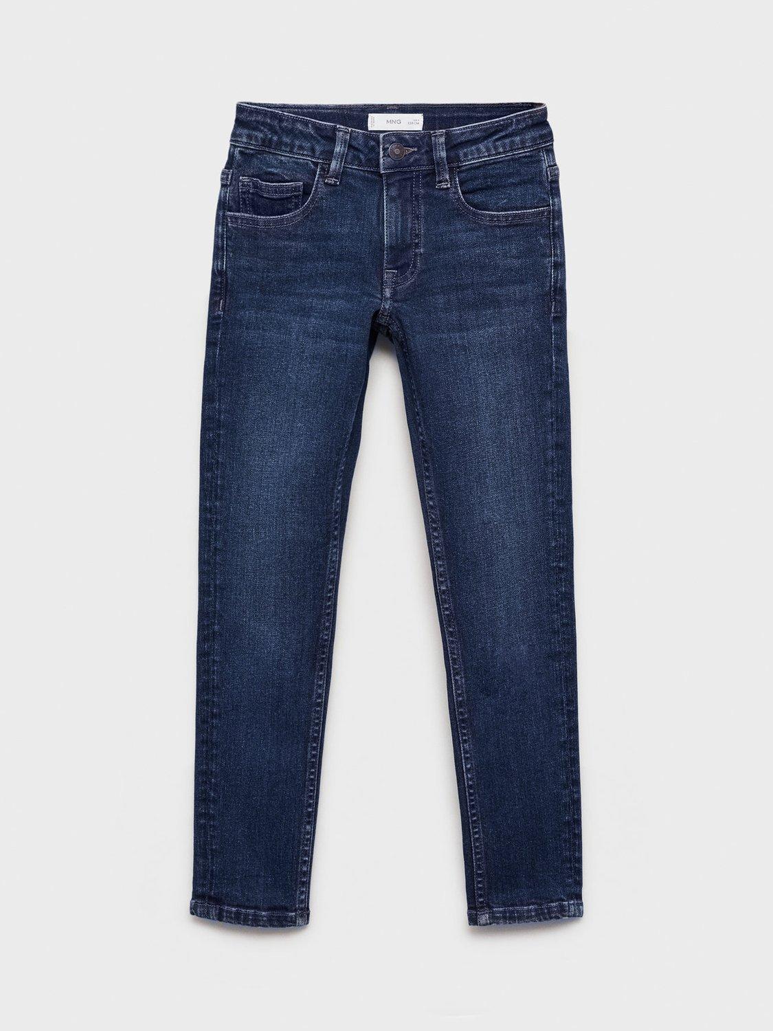 Product image 1 of 4, which shows Mango Kids' Skinny Jeans, Navy, 6 years