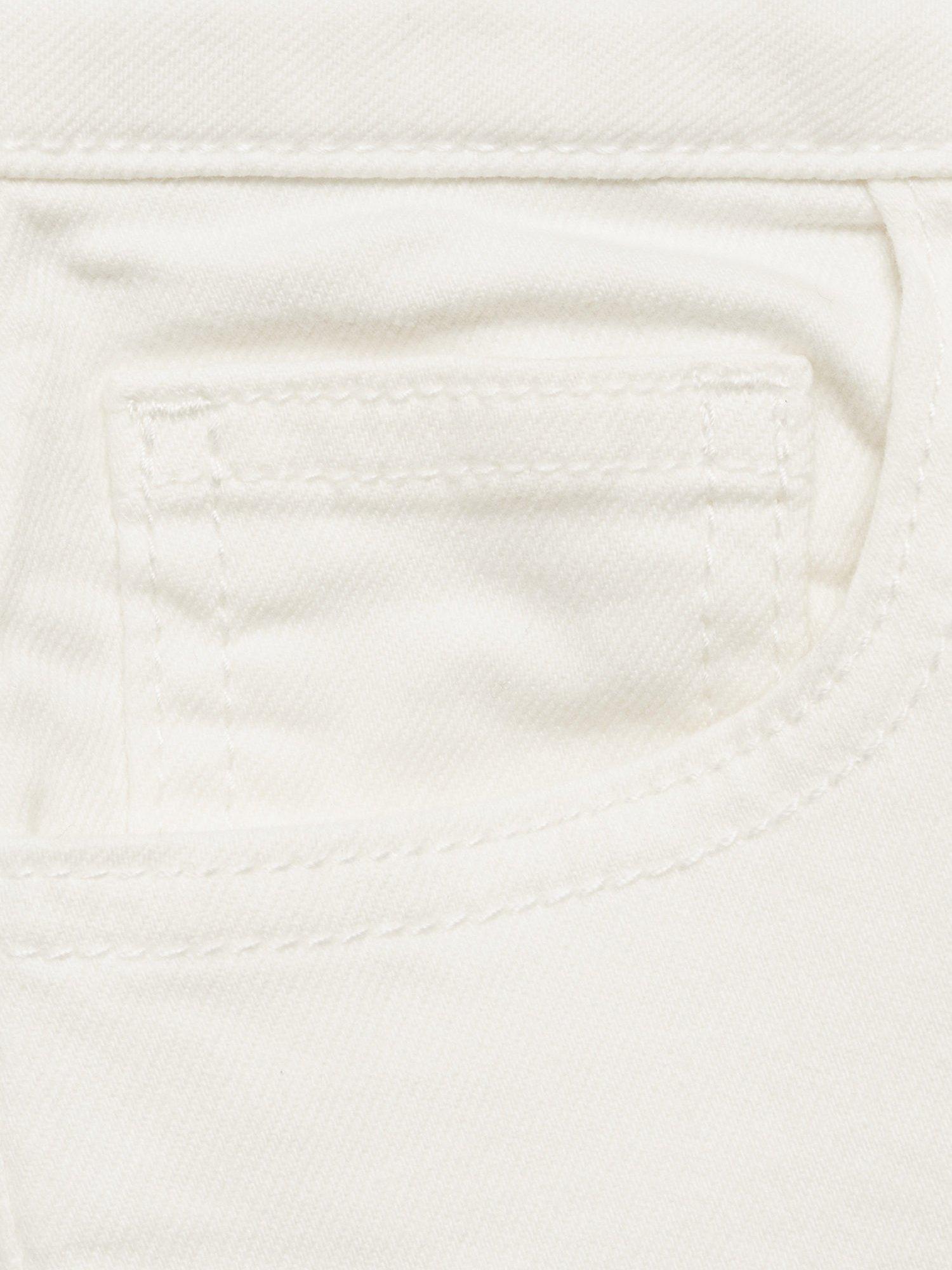 Product image 4 of 4, which shows Mango Kids' Slim Fit Jeans, White, 7 years