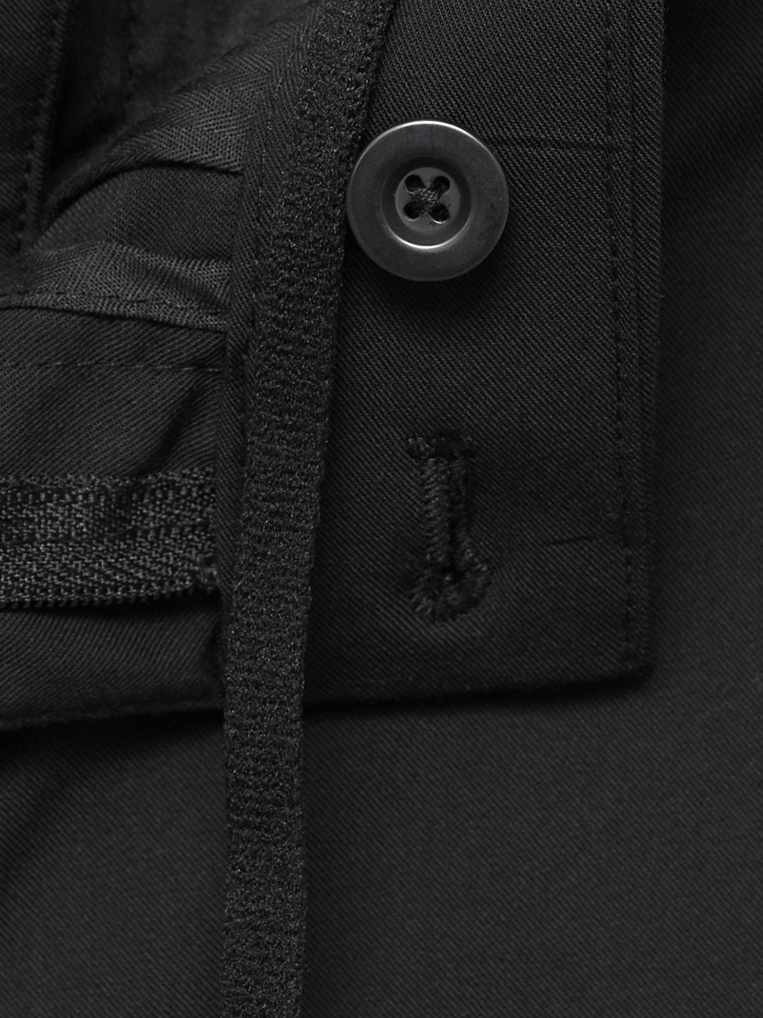 Product image 5 of 8, which shows Mango Bologna Straight Leg Trousers, Black, 30