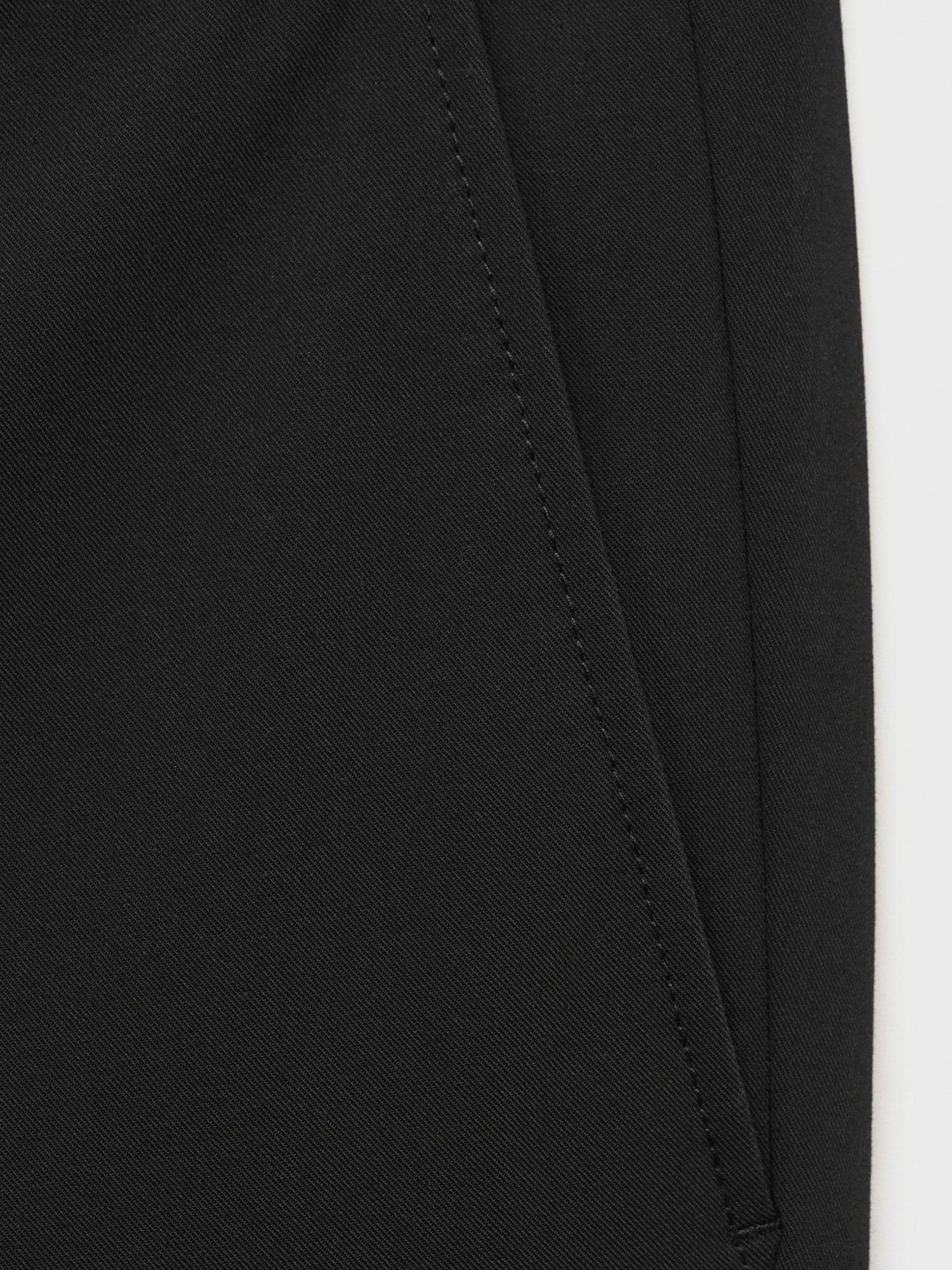 Product image 8 of 8, which shows Mango Bologna Straight Leg Trousers, Black, 30