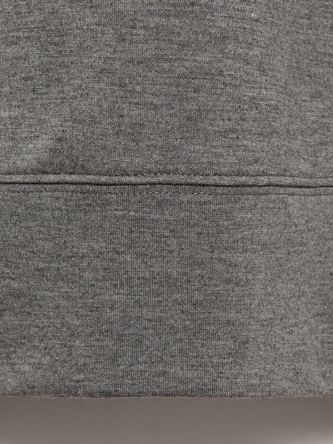 Product image 5 of 8, which shows Mango Marc Polo Neck Sweatshirt, Charcoal, XXL