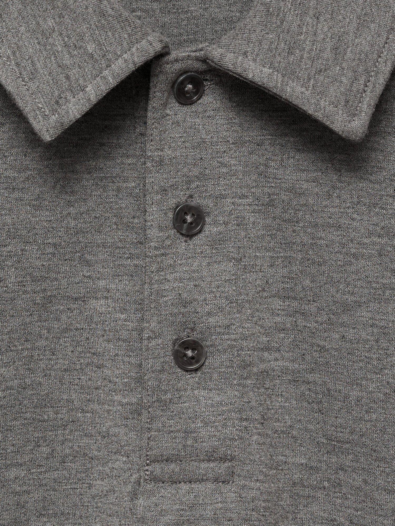 Product image 8 of 8, which shows Mango Marc Polo Neck Sweatshirt, Charcoal, XXL