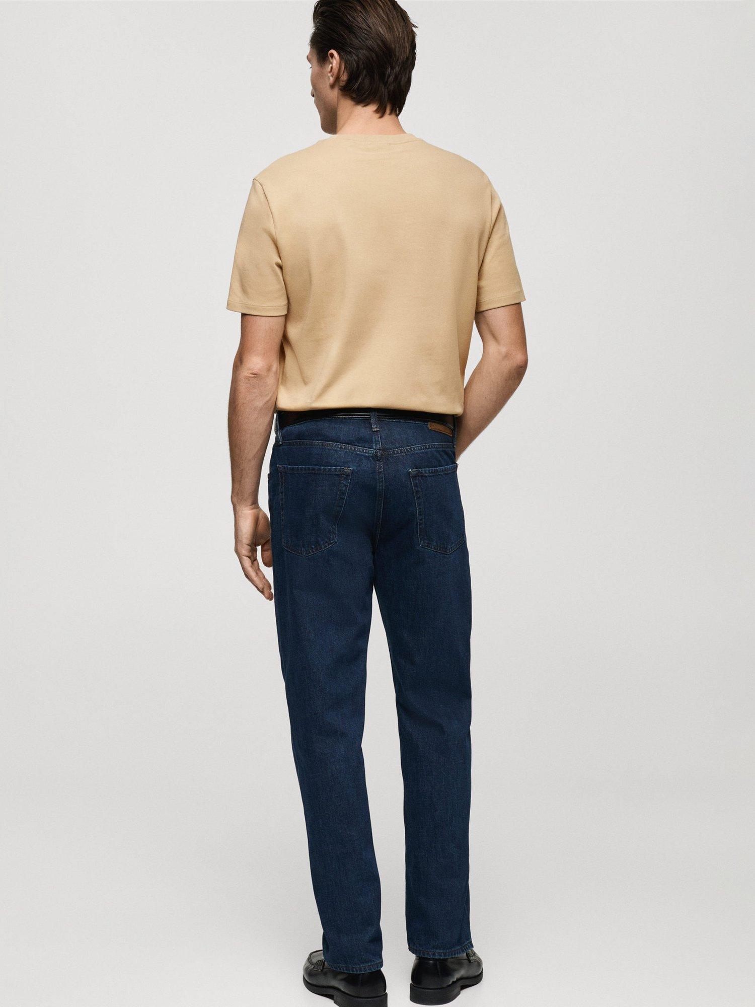 Product image 4 of 8, which shows Mango Kimi Cotton Regular Fit Short Sleeve T-Shirt, Medium Brown, XS