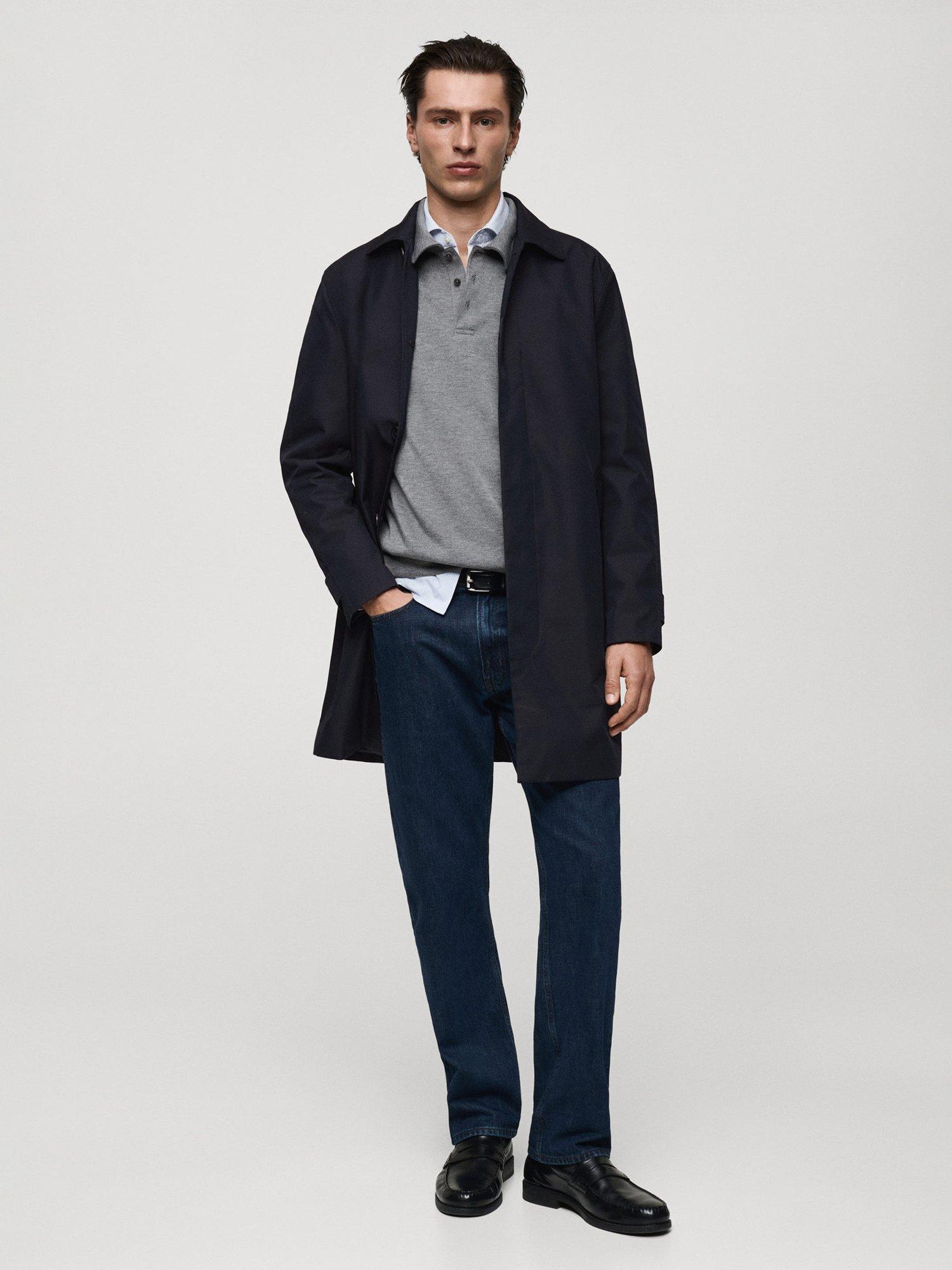 Product image 2 of 8, which shows Mango Chayton Parka Coat, Navy, L