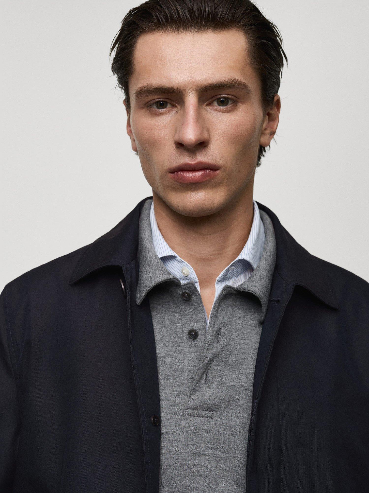 Product image 6 of 8, which shows Mango Chayton Parka Coat, Navy, L