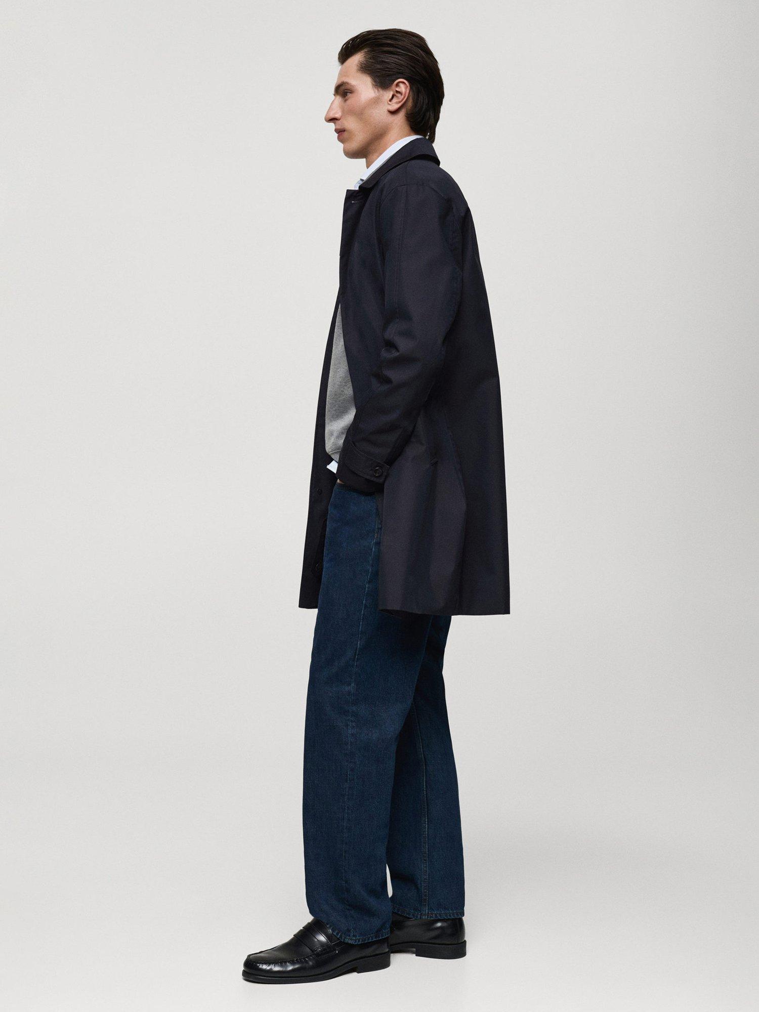 Product image 7 of 8, which shows Mango Chayton Parka Coat, Navy, L