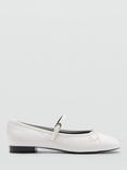 Mango Cassie Mary Jane Bow Ballerina Pumps
