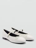 Mango Cassie Mary Jane Bow Ballerina Pumps