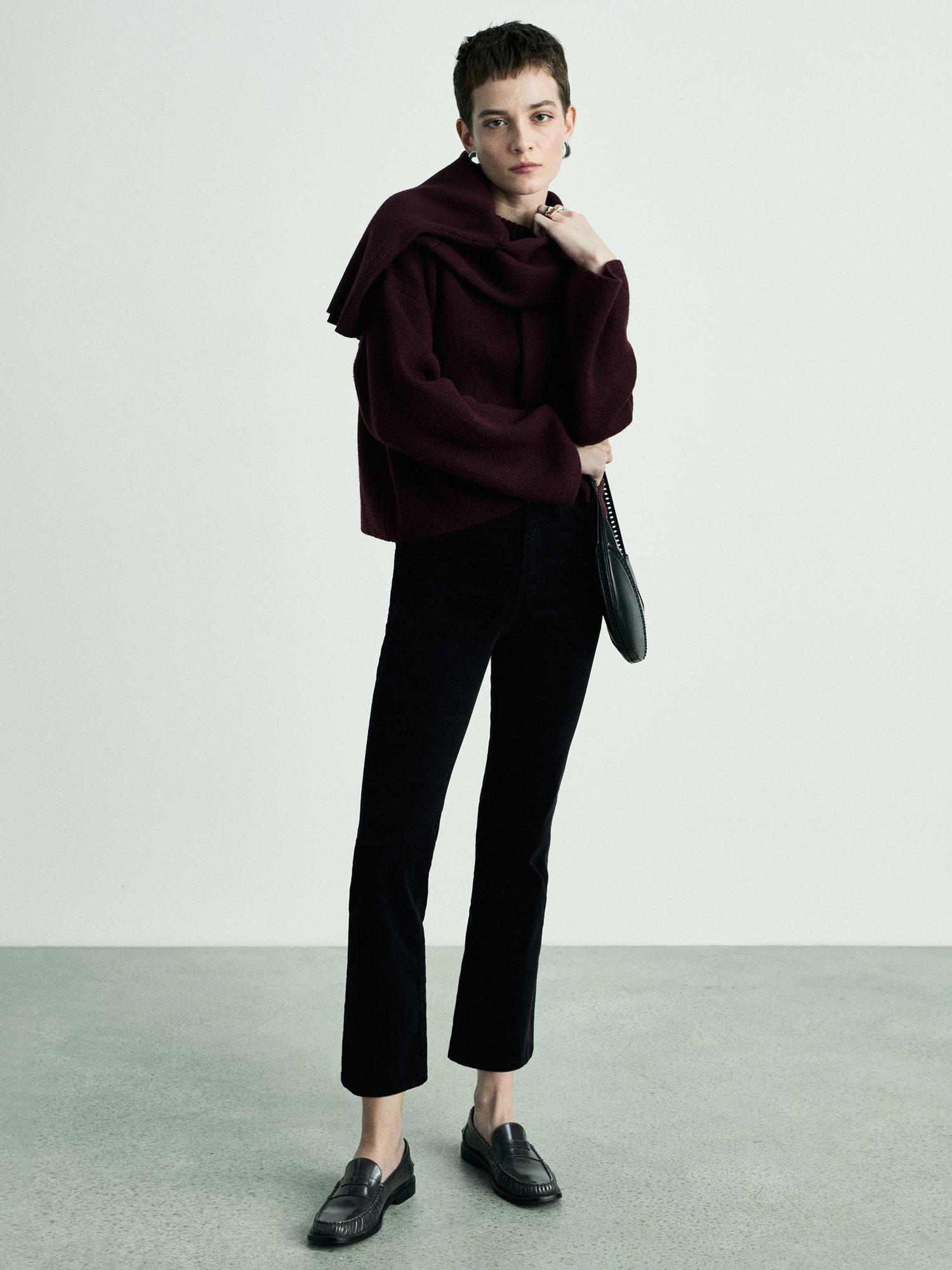 Product image 2 of 7, which shows Mango Siennap Jeans, Black, 4