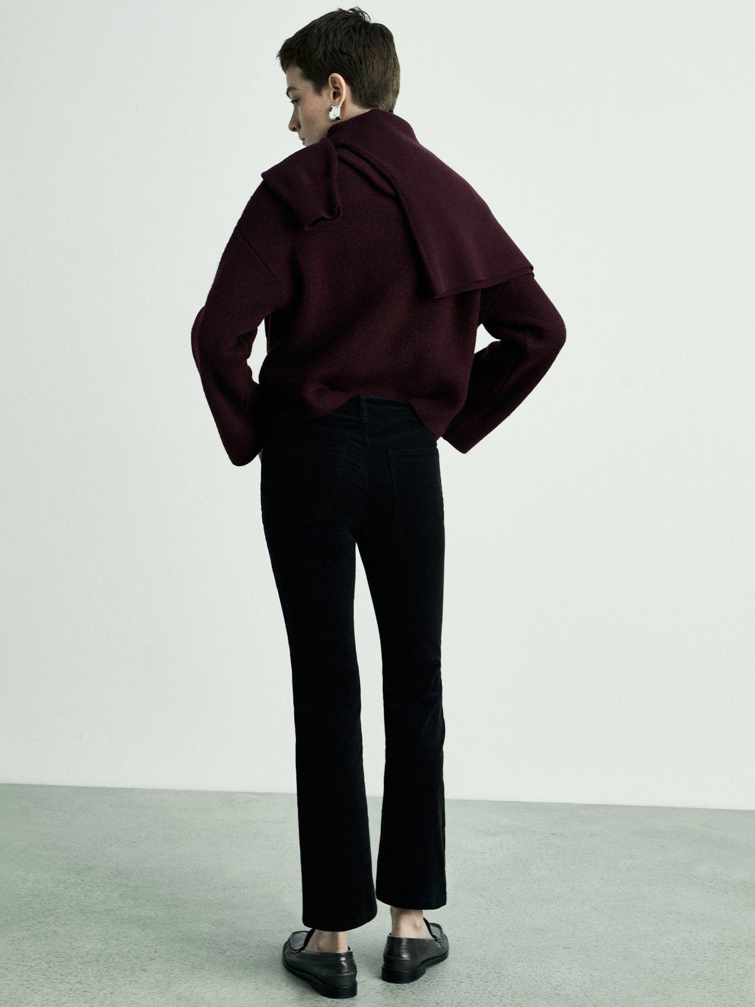 Product image 4 of 7, which shows Mango Siennap Jeans, Black, 4