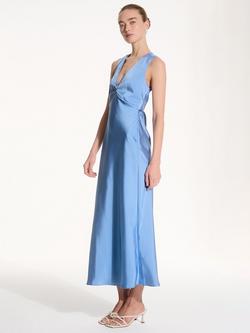 OMNES Nova Tie Back Dress - view 2, Light Blue