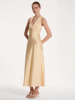 OMNES Nova Tie Back Dress - view 2, Yellow
