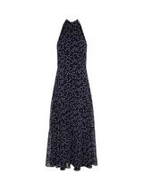 OMNES Romeo Ditsy Floral Midi Dress, Navy