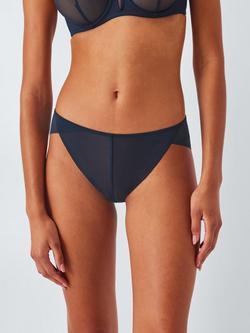 John Lewis Selina Brazilian Knickers, Navy, Navy