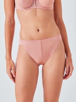 John Lewis Selina Brazilian Knickers, Soft Pink, Soft Pink