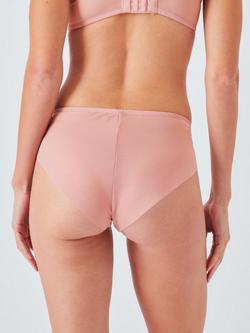 John Lewis Selina Brazilian Knickers, Soft Pink - view 2, Soft Pink