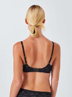 John Lewis Mila Lace Balcony Bra, Black - view 2, Black