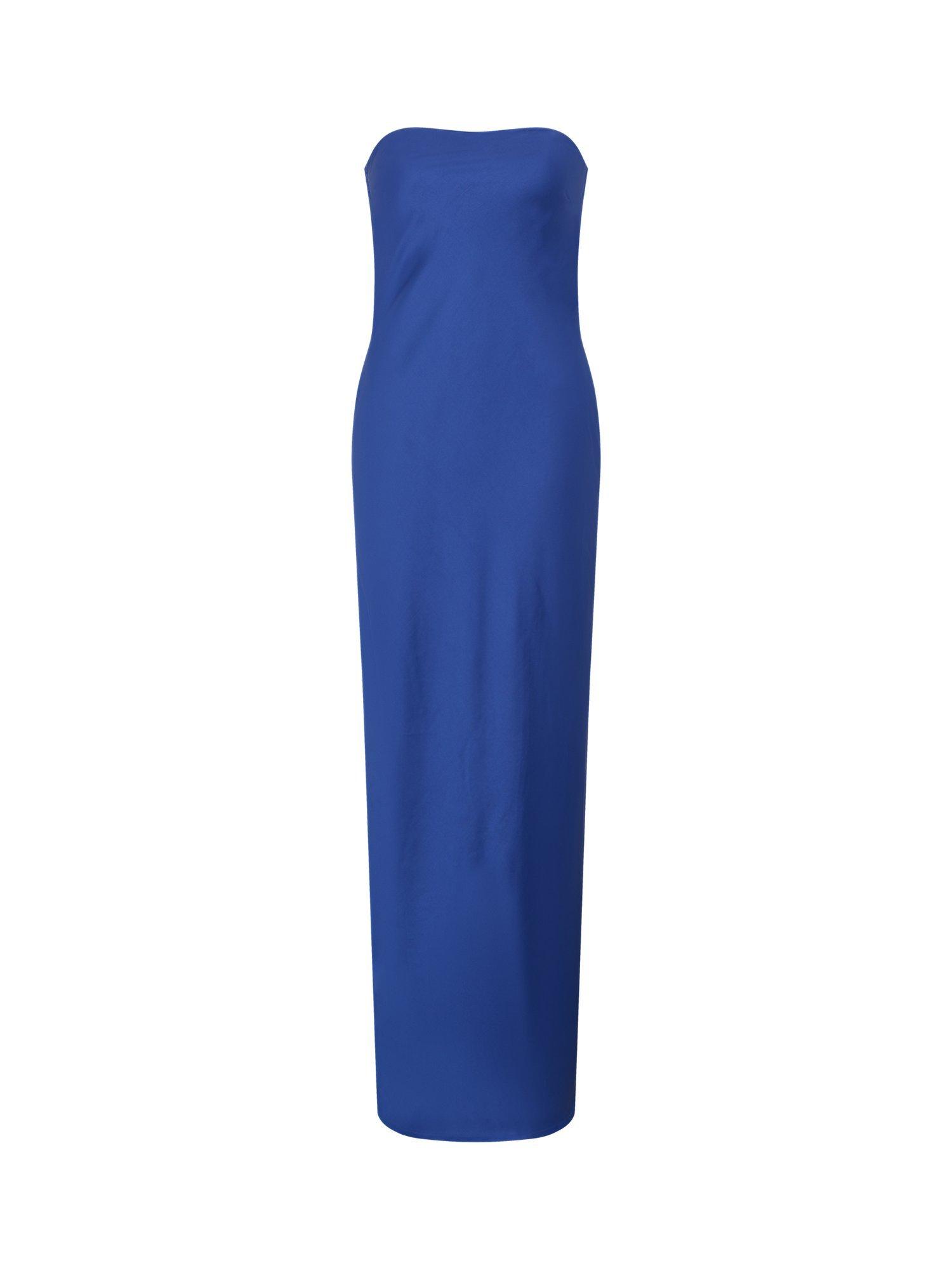 Product image 5 of 5, which shows OMNES Amdra Satin Maxi Dress, Cobalt, 6