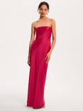 OMNES Amdra Satin Maxi Dress, Magenta
