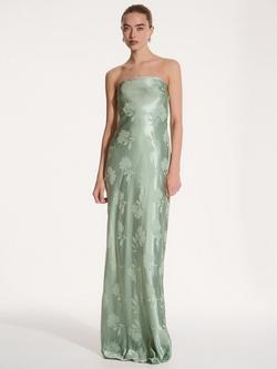 OMNES Amdra Flora Jacquard Maxi Dress, Sage