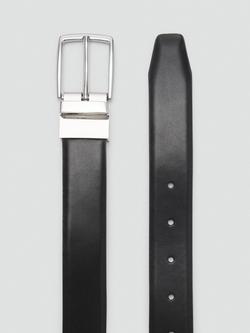 Mango Leather Belt, Black - view 2, Black