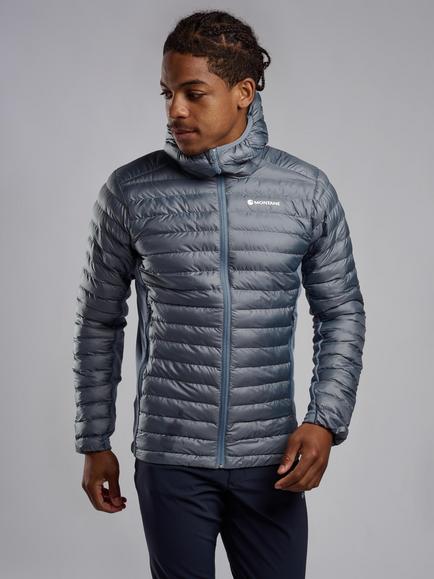 Montane Men's Icarus Lite Hooded Jacket, Stone Blue
