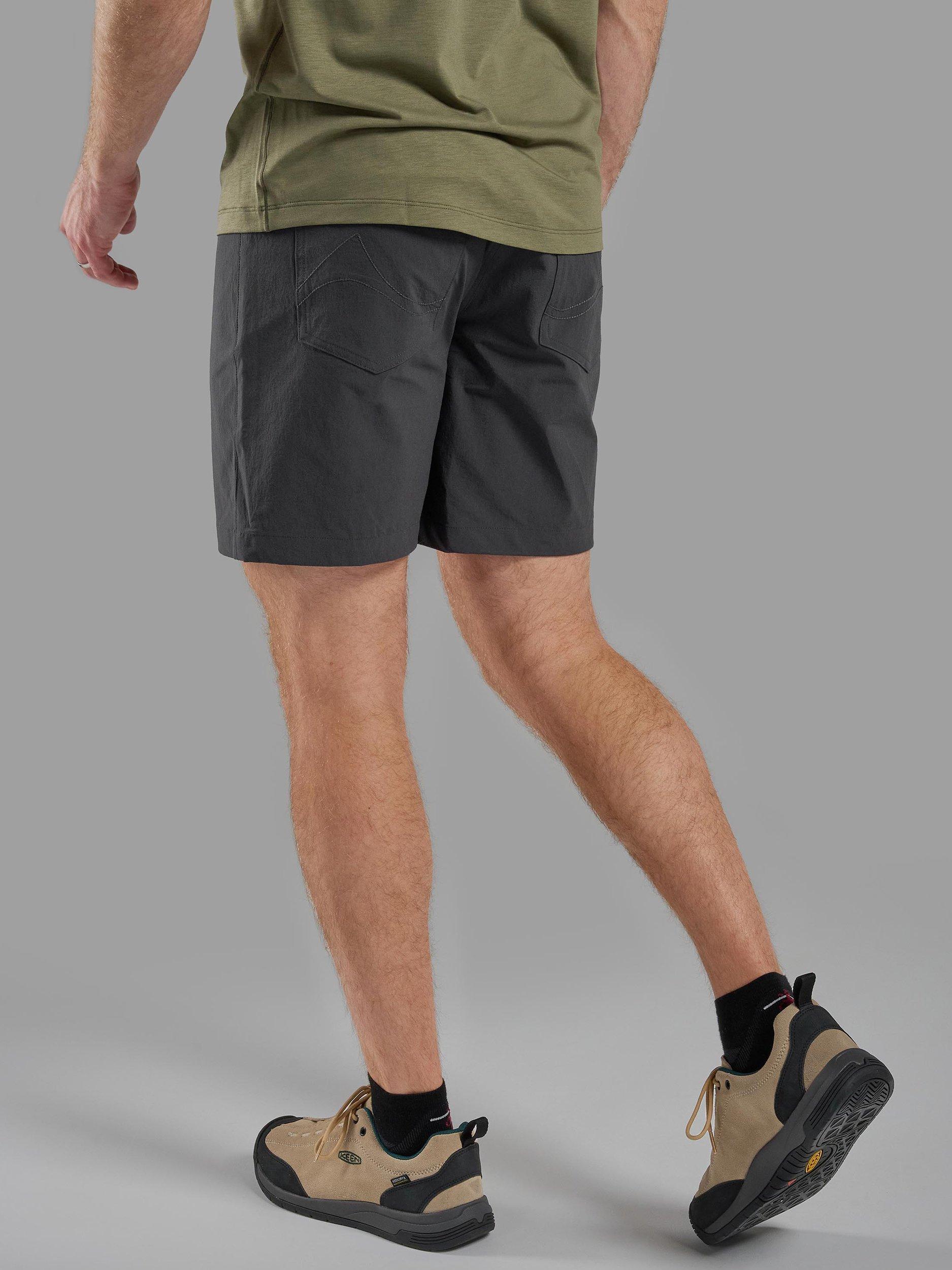 Product image 2 of 5, which shows Montane Men's Genoa Lite Shorts, Midnight Grey, 30