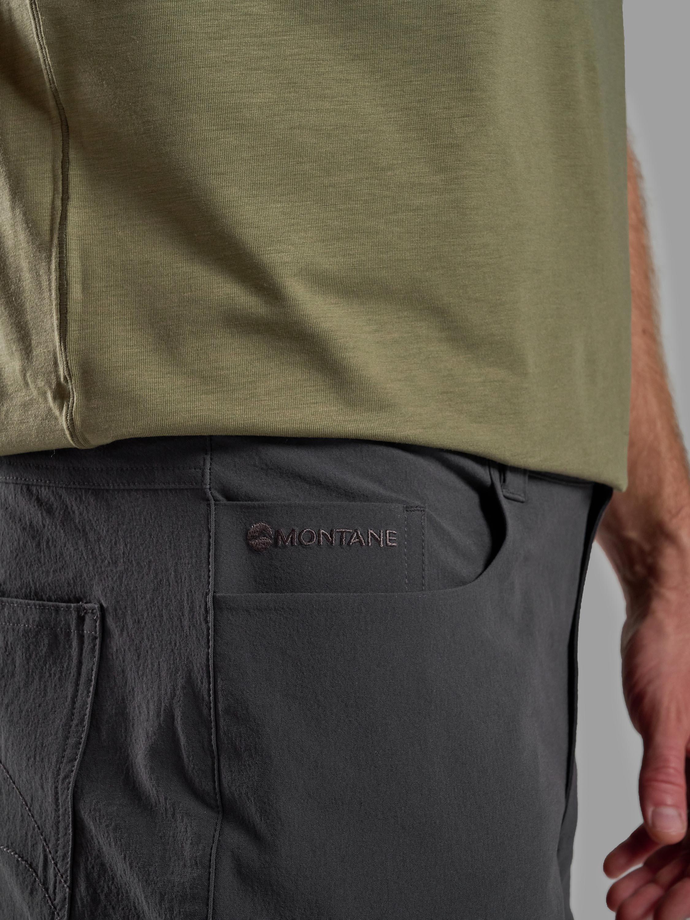 Product image 4 of 5, which shows Montane Men's Genoa Lite Shorts, Midnight Grey, 30