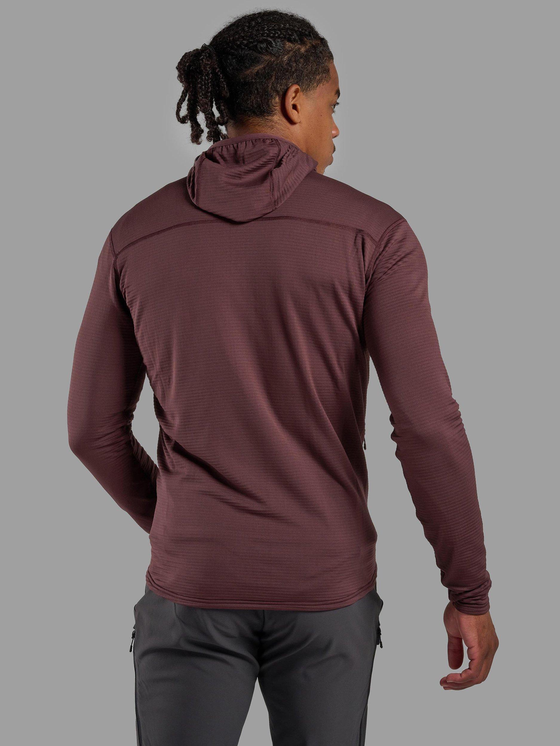Product image 2 of 6, which shows Montane Men's Protium Lite Hoodie, Dark Garnet, S