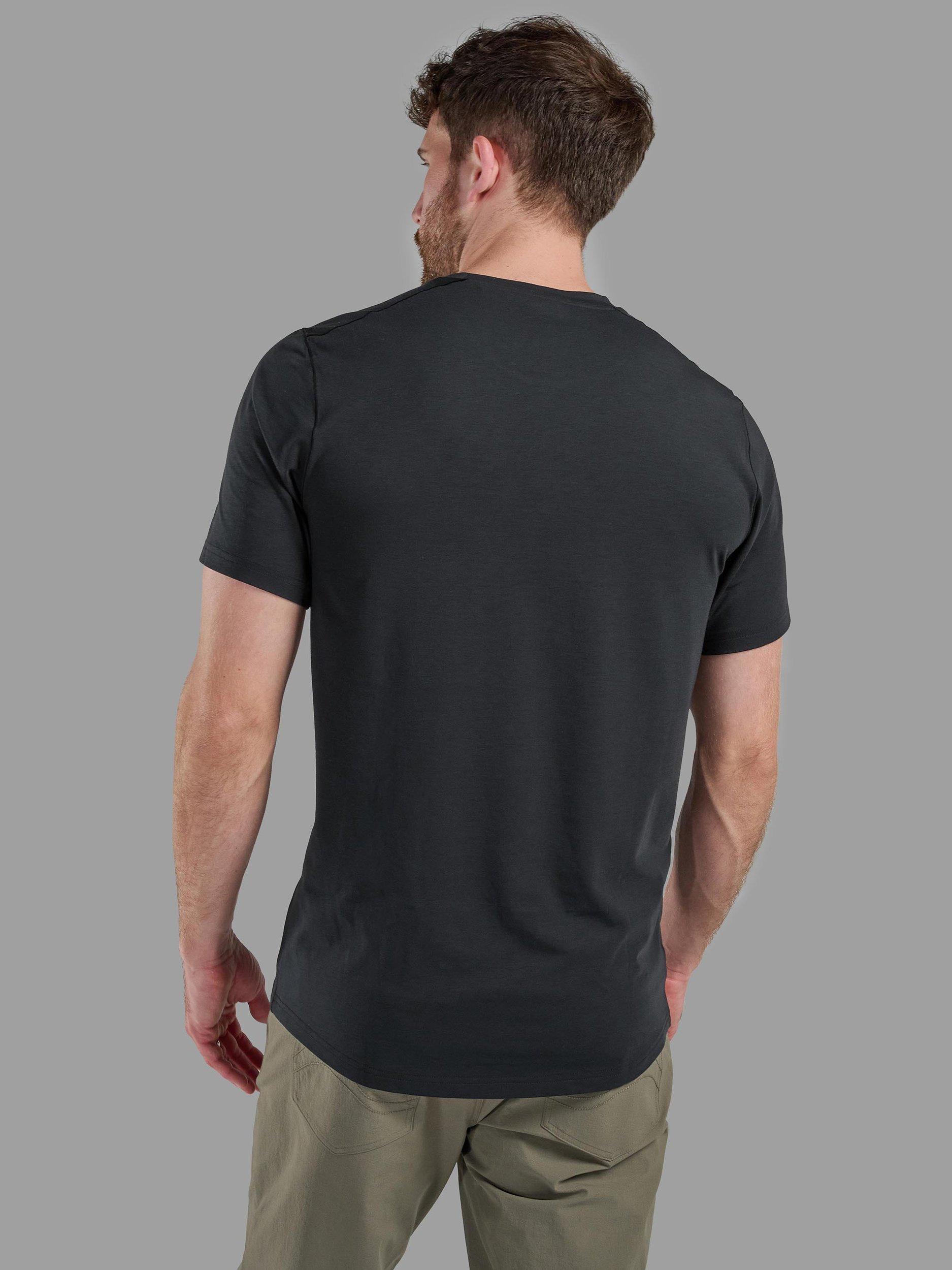 Product image 2 of 5, which shows Montane Men's Alhena T-Shirt, Black, S