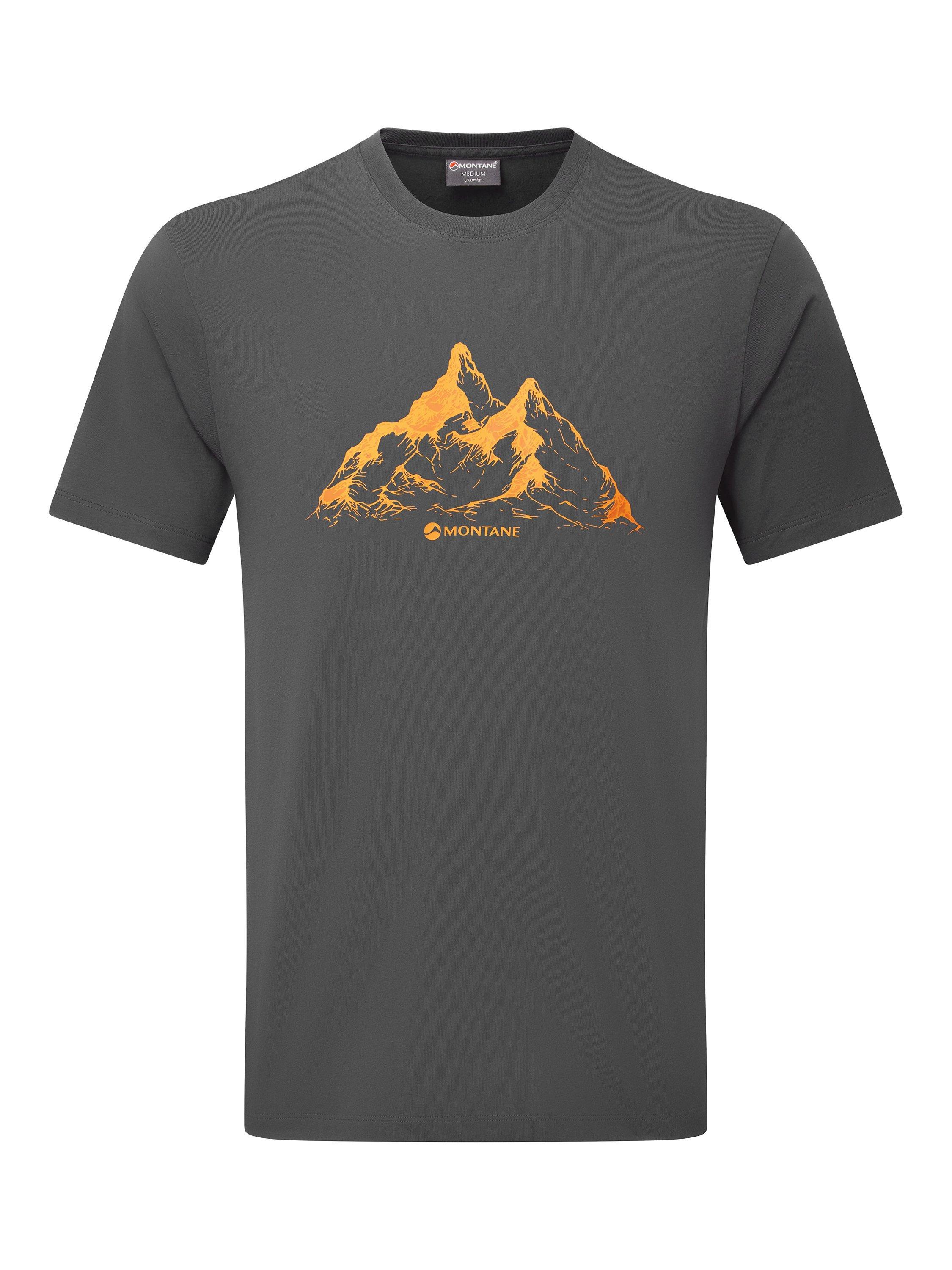Product image 3 of 4, which shows Montane Men's Mountain T-Shirt, Midnight Grey, XS