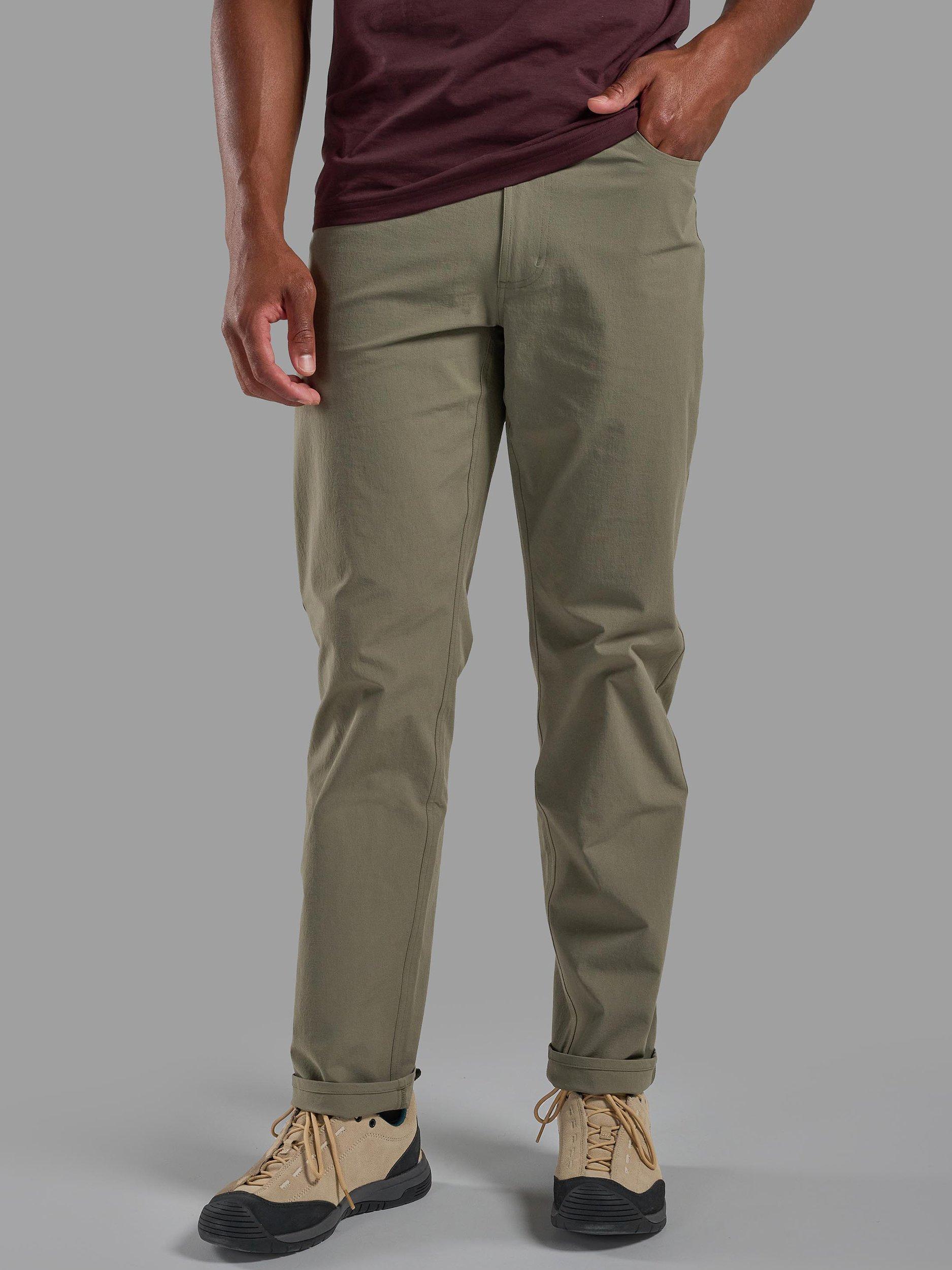 Product image 2 of 8, which shows Montane Men's Genoa Lite Trousers, Caper, 30R
