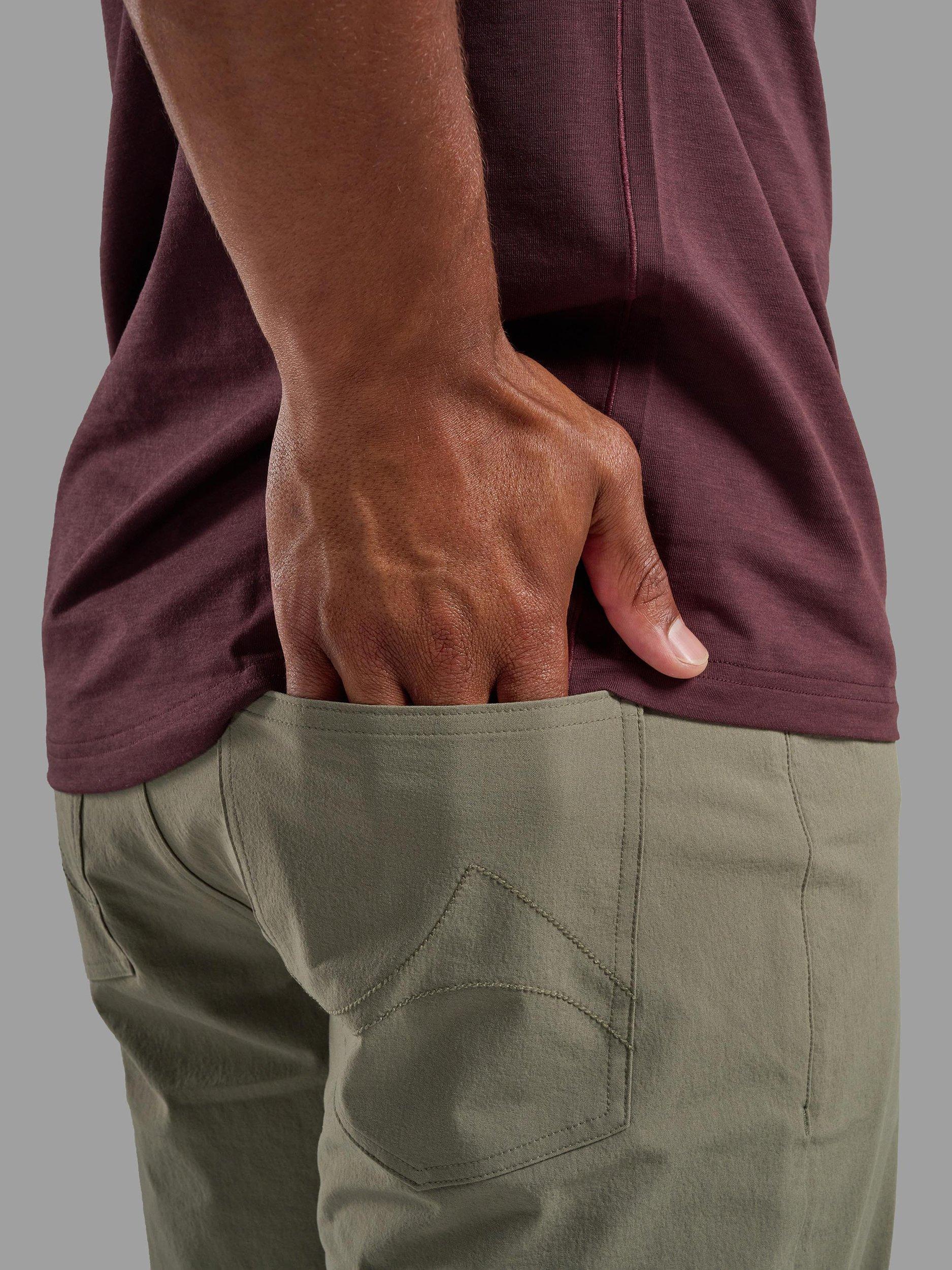 Product image 6 of 8, which shows Montane Men's Genoa Lite Trousers, Caper, 30R