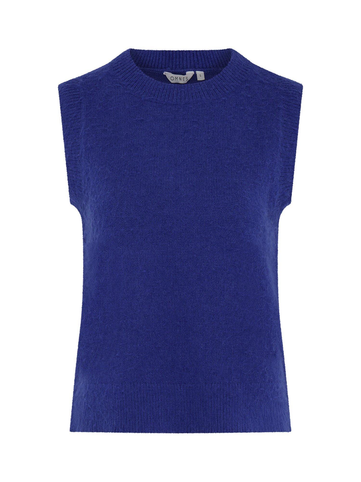 Product image 5 of 5, which shows OMNES Bobbi Sweater Vest, Cobalt, XS