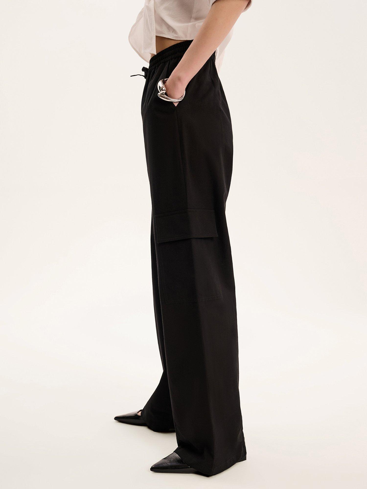 Product image 4 of 5, which shows OMNES Frank Cargo Trousers, Black, 6