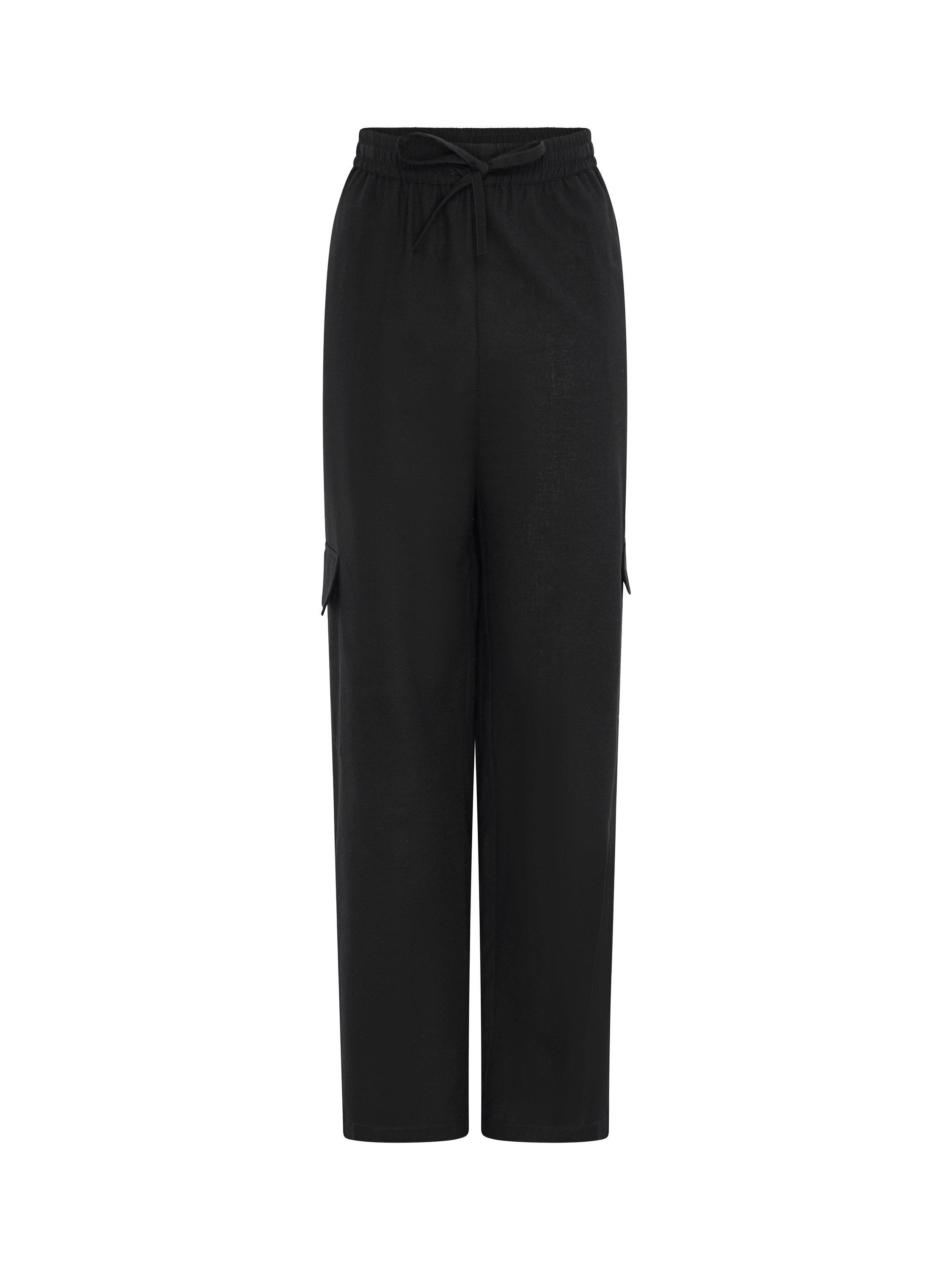 Product image 5 of 5, which shows OMNES Frank Cargo Trousers, Black, 6