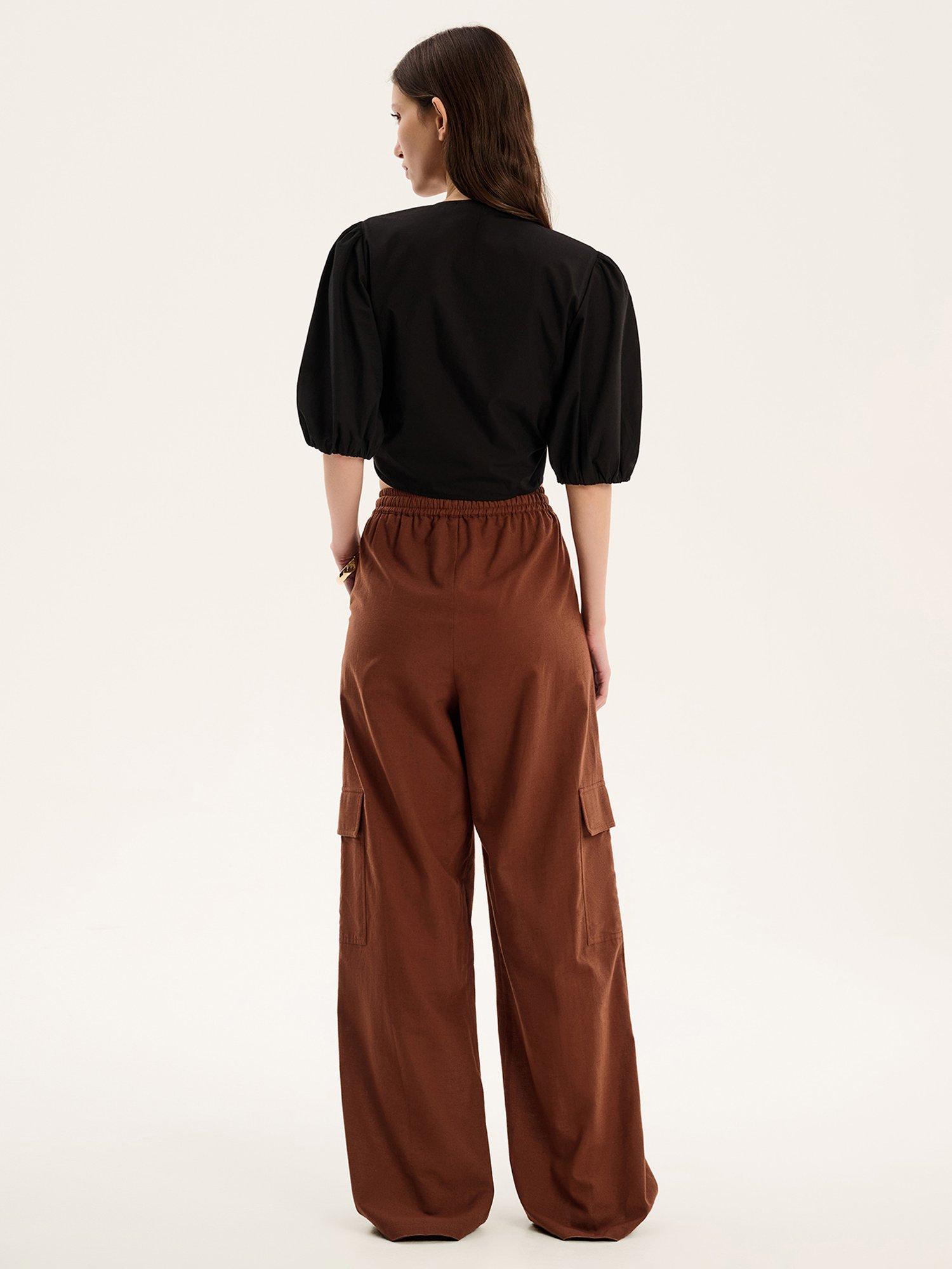 Product image 3 of 5, which shows OMNES Frank Cargo Trousers, Brown, 6