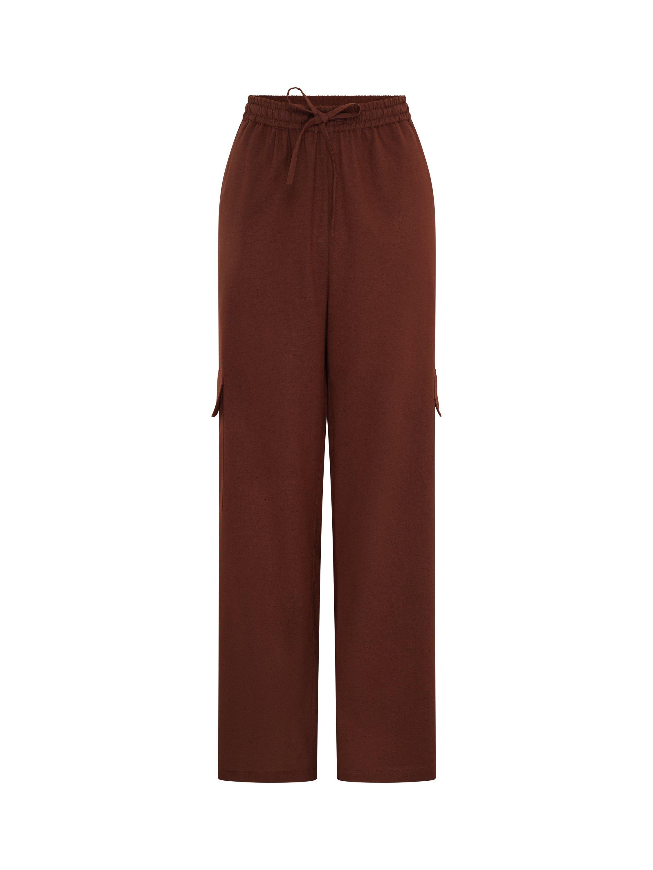 Product image 5 of 5, which shows OMNES Frank Cargo Trousers, Brown, 6