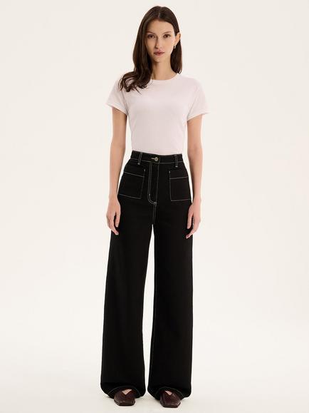 OMNES Orielle Denim Jeans, Black