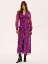 PhaseEight ドレス Andrea Tapework Dress Violet 送料関税込 Phase Eight Andrea Tapework Dress, Violet