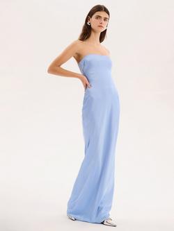 OMNES Amdra Strapless Maxi Dress - view 2, Light Blue