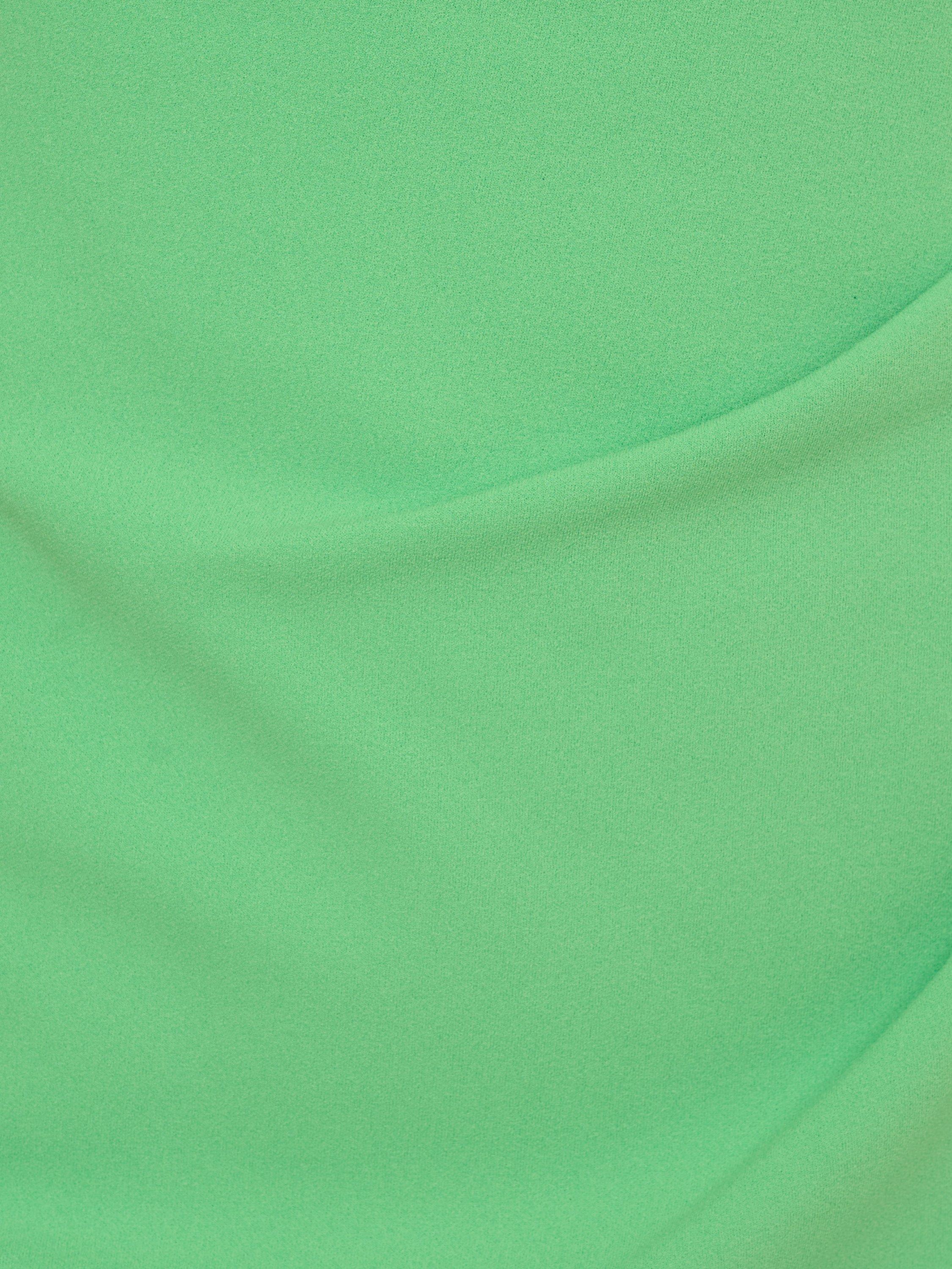 Product image 7 of 7, which shows Adrianna Papell Pleated Bow Midi Dress, Light Green, 6