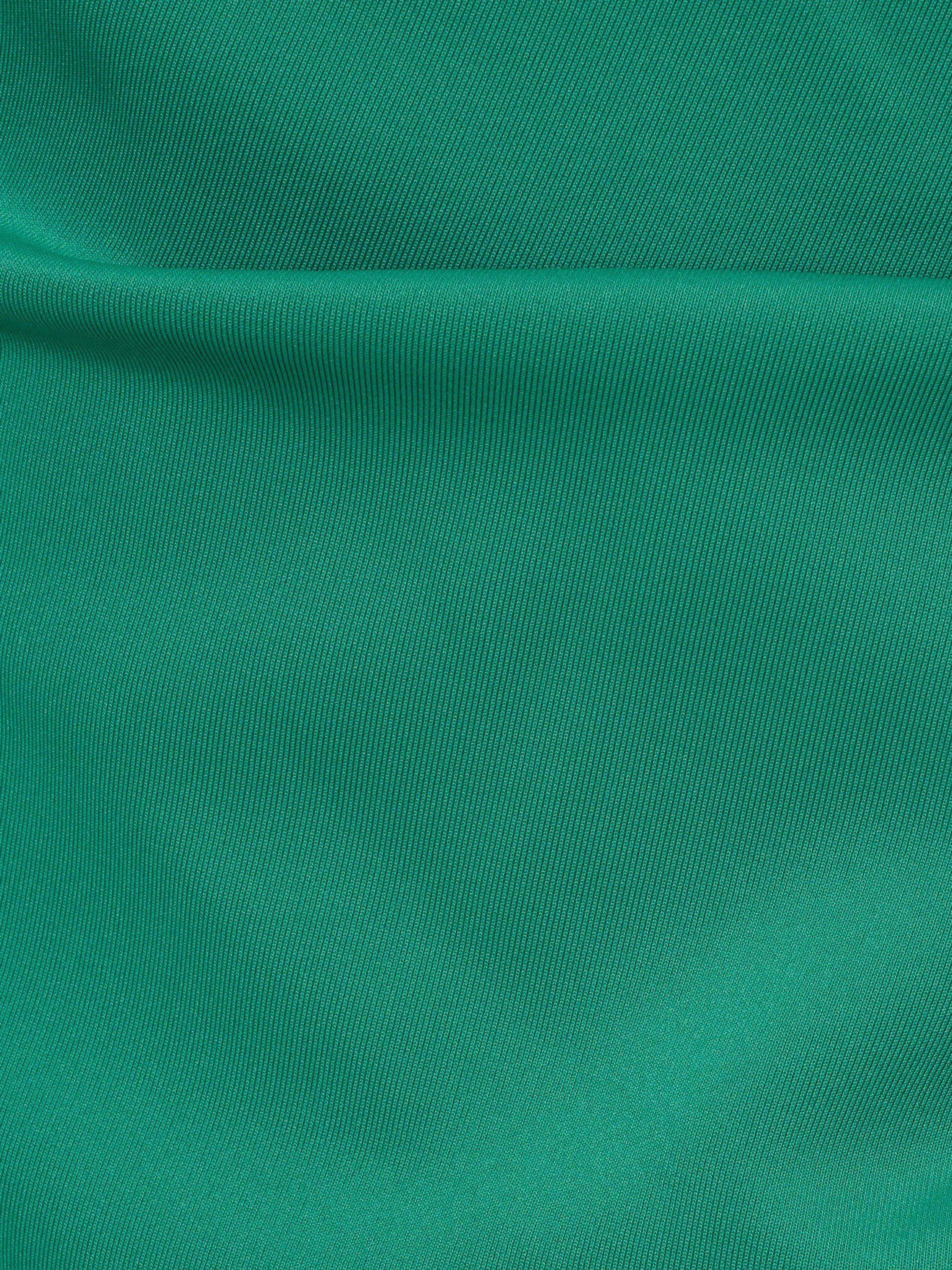 Product image 6 of 6, which shows Adrianna Papell Scuba Faux Wrap Dress, Emerald, 6