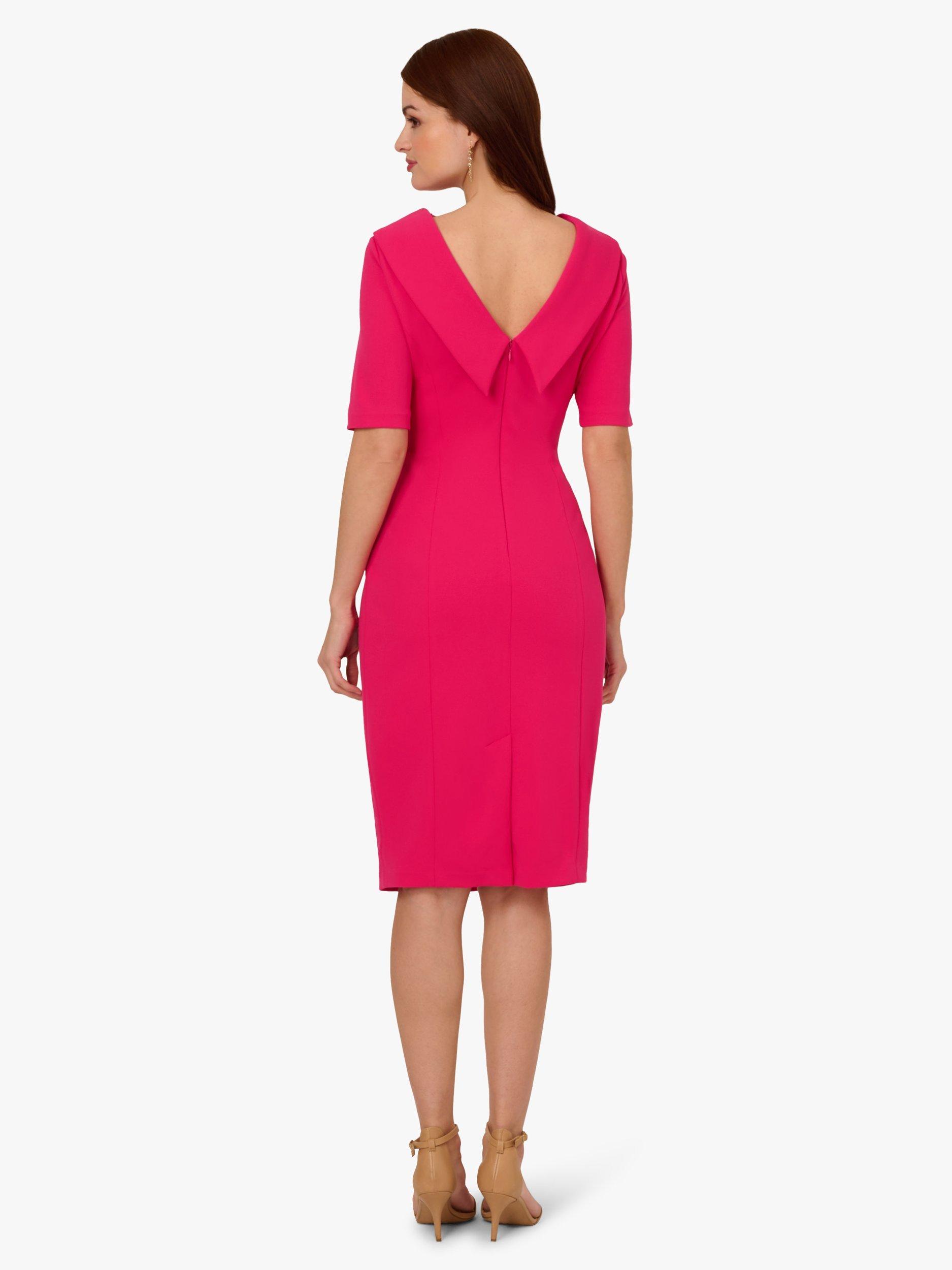 Product image 3 of 7, which shows Adrianna Papell Roll Neck Sheath Dress, Light Red, 6