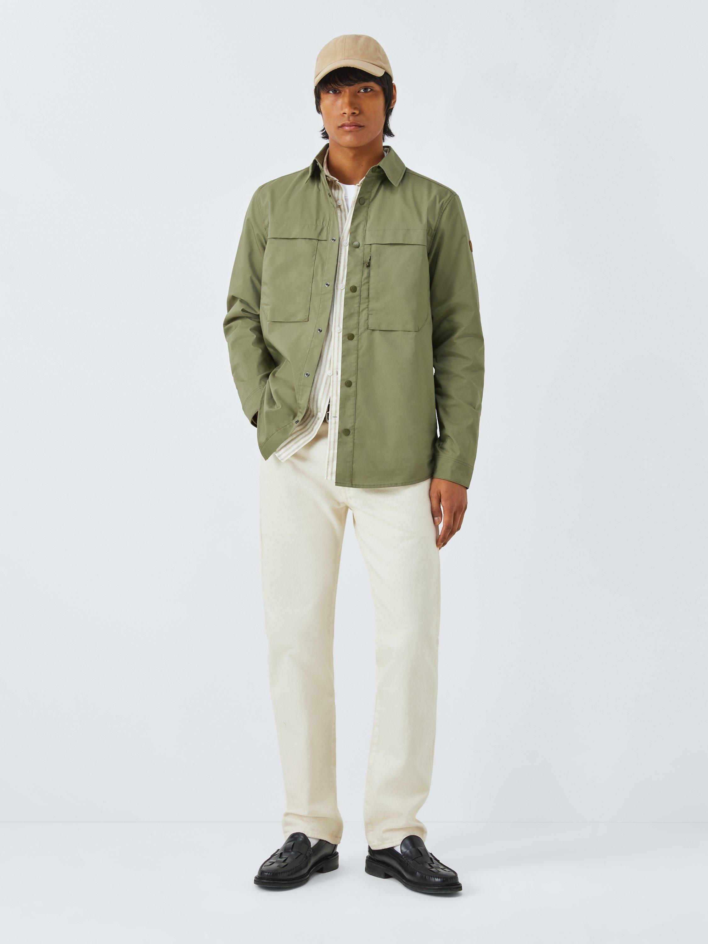 Product image 3 of 6, which shows Fjällräven Abisko Cotton Blend Regular Fit Trail Shirt, Green, S