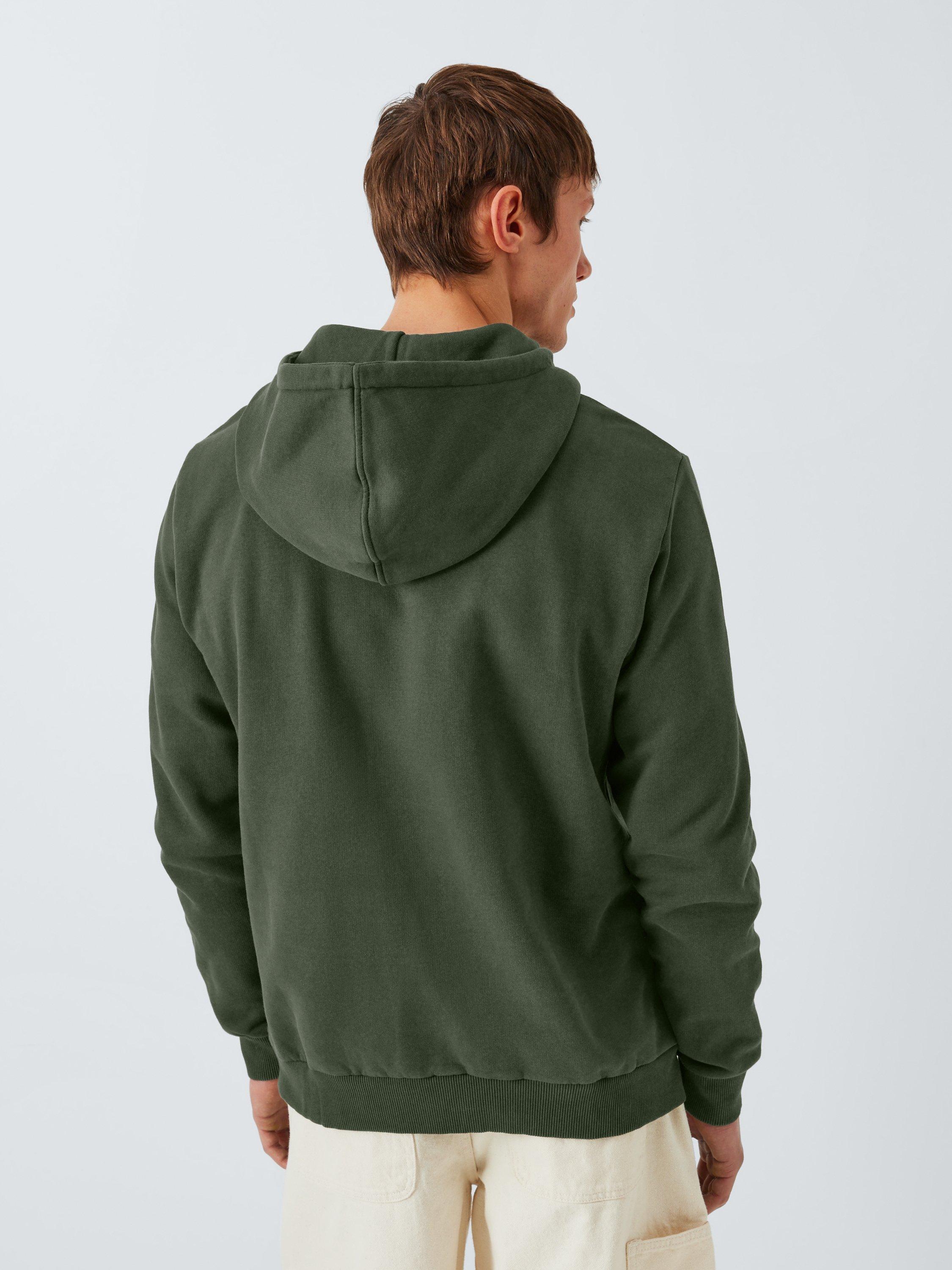 Product image 2 of 6, which shows Fjällräven Organic Cotton Hoodie, Deep Forest, S