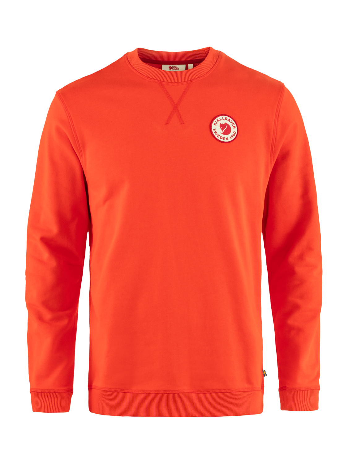 Fjällräven 1960 Logo Badge Sweater, Orange