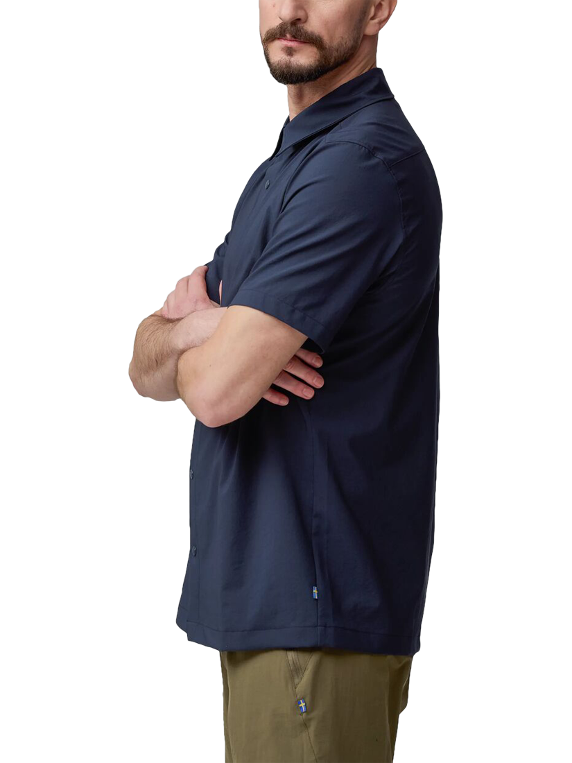 Product image 3 of 8, which shows Fjällräven High Coast Packable Shirt, Dark Navy, S