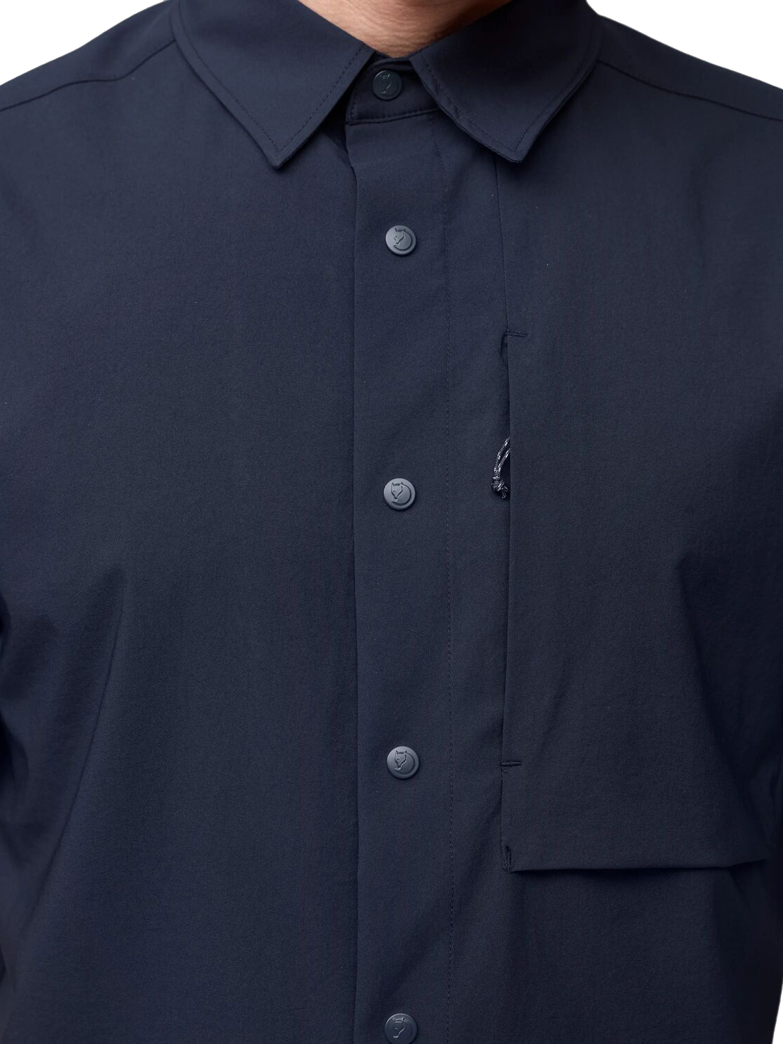 Product image 5 of 8, which shows Fjällräven High Coast Packable Shirt, Dark Navy, S