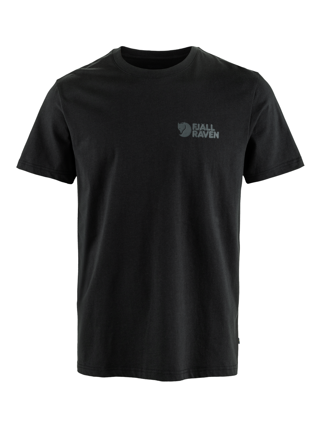 Product image 1 of 2, which shows Fjällräven Heavy Organic Cotton Logo T-Shirt, Black, S